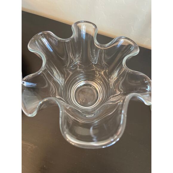 Vintage mid-century hand blown glass vase - Picture 4 of 5